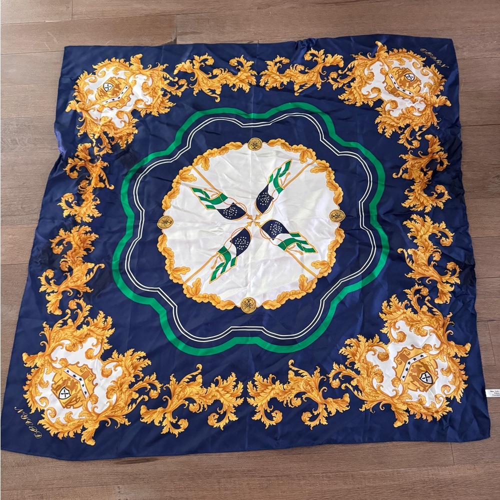 VTG Hampton Hall NYCPD Silk Scarf. Rare.